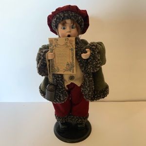 Vintage Caroler Doll